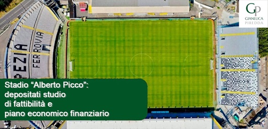 Stadio 'Alberto Picco': depositati studio di fattibilit e piano economico finanziario